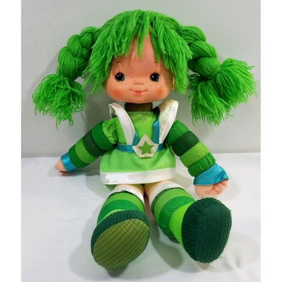 Rainbow Brite Patty O'Green Doll 1983 Vintage 18" Hallmark Cards Green Hair - Picture 1 of 12